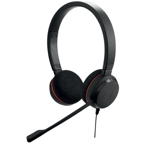 Jabra Evolve 20/Stereo/USB-C/Drát/MS/Černá