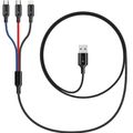 CONNECT IT Wirez 3v1, kabel USB 2.0/Ligh+mUSB+C