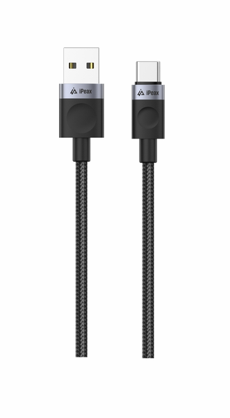 Kabel iPEAX 90010108 USB/USB-C 1,5m Black