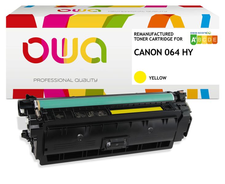 OWA Armor toner kompatibilní s Canon CRG-064H Y, 10400st, žlutá/yellow