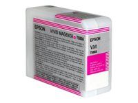 80 ml - živá fialová - originální - inkoustová cartridge - pro Stylus Pro 3880, Pro 3880 Mirage Edition, Pro 3880 Signature Worthy Edition