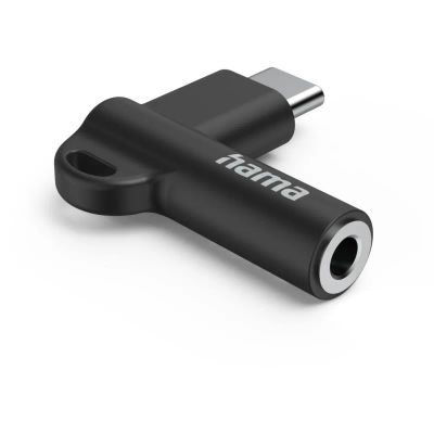 HAMA Audio adaptér, USB-C samec/Jack 3.5mm samice