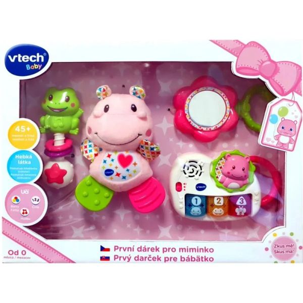 VTECH První dárek pro miminko SK - růžový