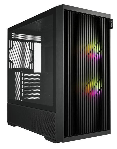 FSP M330-BA/Midi Tower/Transpar./Černá