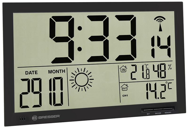 Nástěnné hodiny Bresser MyTime Jumbo LCD