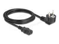 PC power cord earthed plug CEE 7/7 90° a