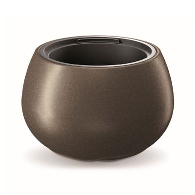 Květináč HEOS ECO WOOD kávový 37cm