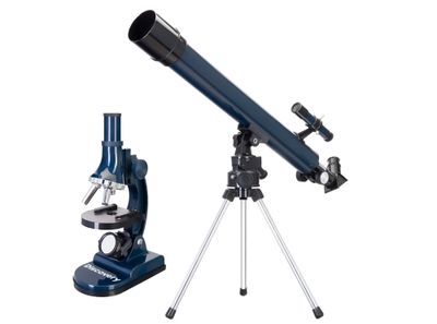 (CZ) Sada Levenhuk Discovery Scope 2 se vzdělávací publikací