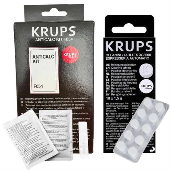 Krups F0540010 odvápňovač + XS300010 čisticí tablety pro espressa Krups