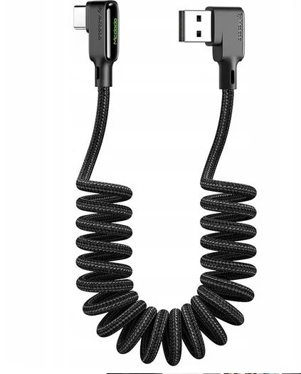 Kabel McDodo USB - USB typ C 1,8 m černý