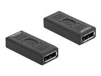 Adaptér DisplayPort - DisplayPort (F) do DisplayPort (F) - DisplayPort 1.2 - podpora 4K60 Hz (3840 x 2160) - černá