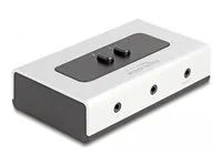 2 to 1 Switch Stereo Jack 3.5 mm 4 pin m