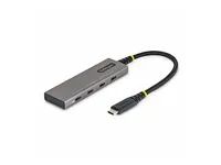Startech - Rozbocovac - 4-portový, 10 Gbps, napájení PD 100 W, ochrana proti pretížení, PCR hliník - 3 x USB-C 3.2 Gen 2 + 1 x USB-C 3.2 Gen 2 (dodávka energie) - desktop
