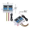 Digitální termostat XK-W1010, -50 až +120 ° C, napájení 230V