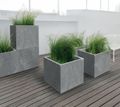 Květináč SIERRA SQUARE BETON EFFECT marengo 38,5cm