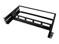 Startech 2U DIN Rail Kit for Standard 19" Rack - Adjustable Depth Rackmount DIN Rail with Top Hat, Mini, G Rails (ADJDINKIT) - Sada kolejnic skríne - cerná - 2U - 19" - pro P/N: RK12OD2, RK2537BKM, RK3236BKF, RK4236BKB, RK4242BK24, RK4242BK30, RK4OD, RKQMCAB12V2