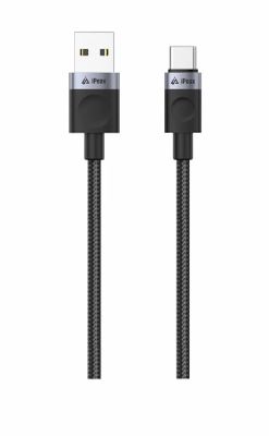 Kabel iPEAX 90010103 USB/USB-C 1 m černý