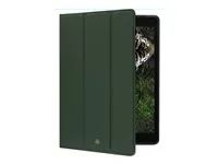 Pouzdro s klopou pro tablet - plně zrnitá kůže s jemnou strukturou - evergreen - 10.2" - pro Apple 10.2-inch iPad (9. generace)